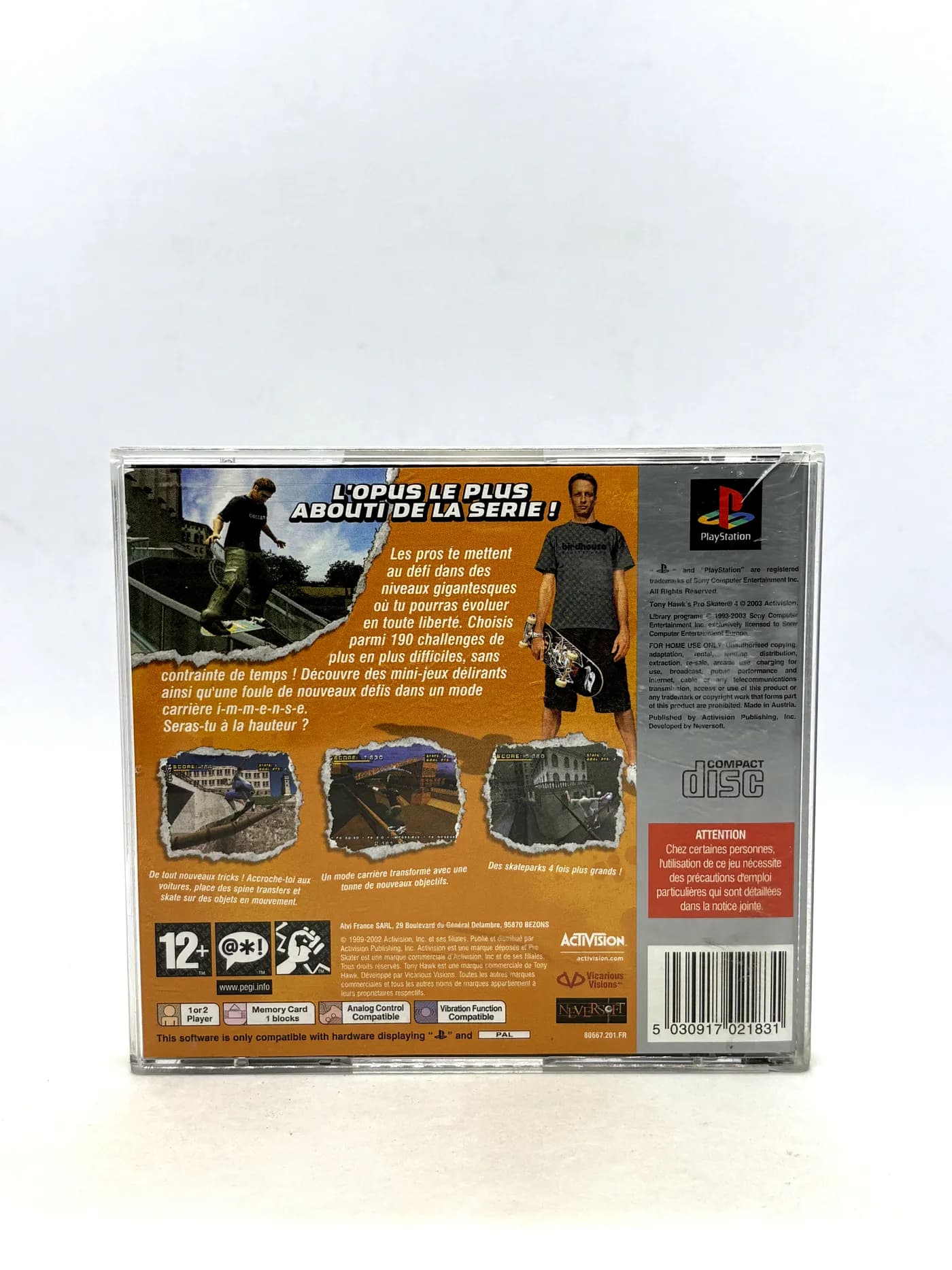 Tony Hawk's Pro Skater 4 PS1 PSX (FR)