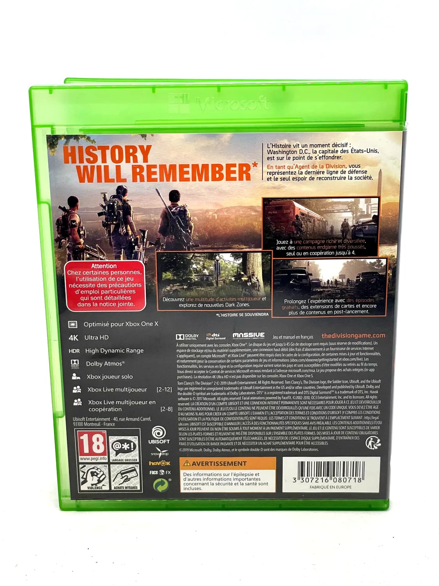 Tom Clancy's The Division 2 Xbox One
