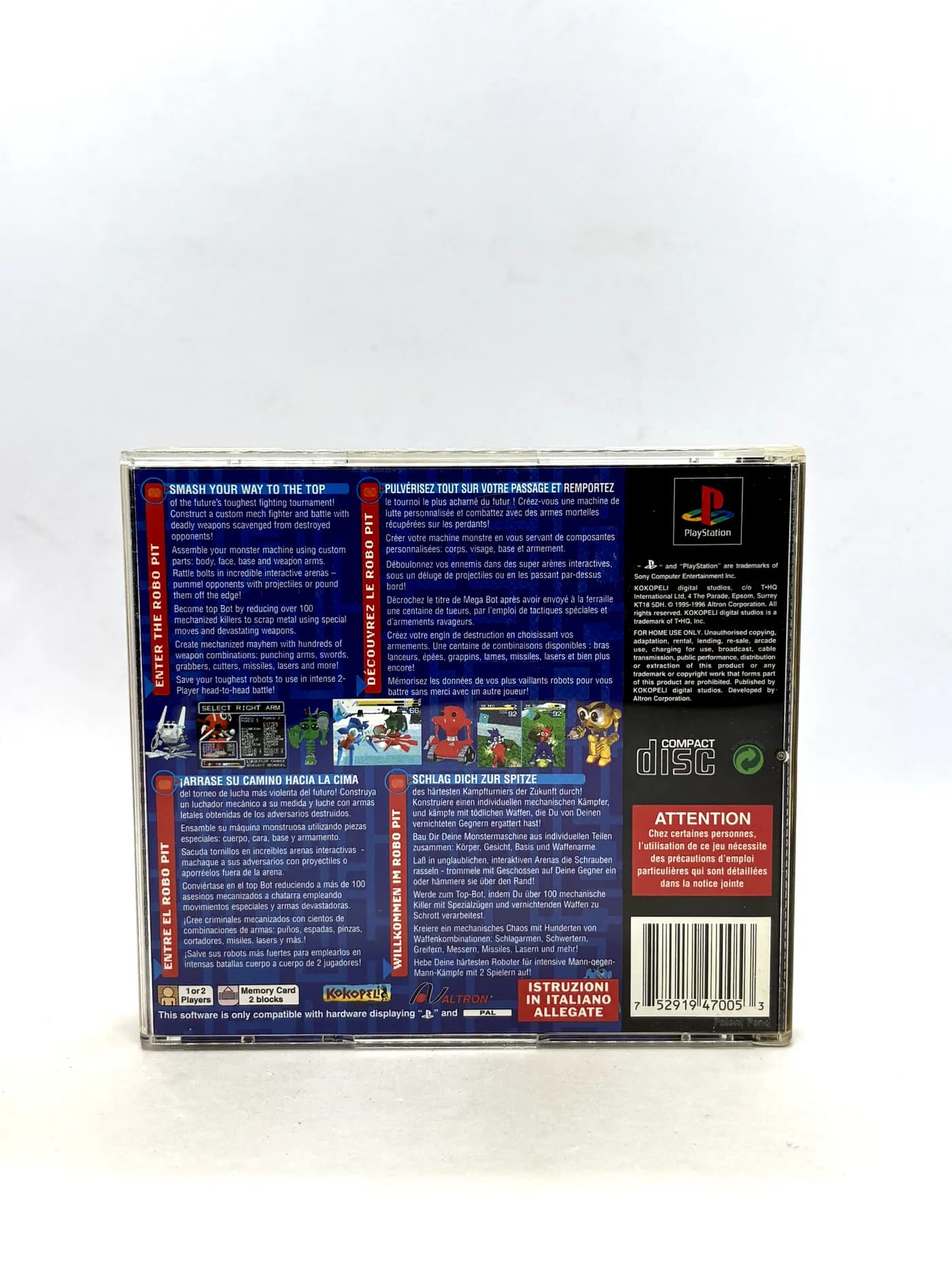 Robo Pit PS1 PSX