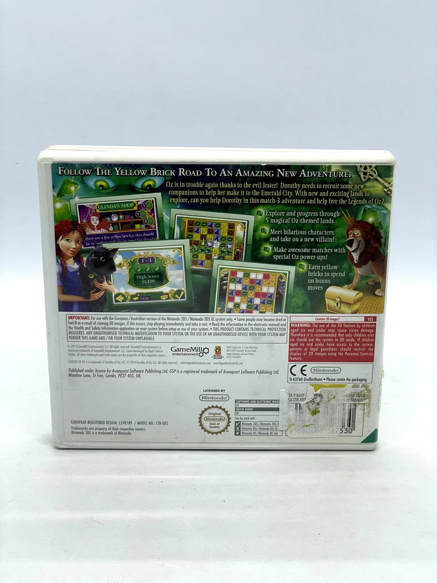 Legends of Oz Dorothy's Returns Nintendo 3DS