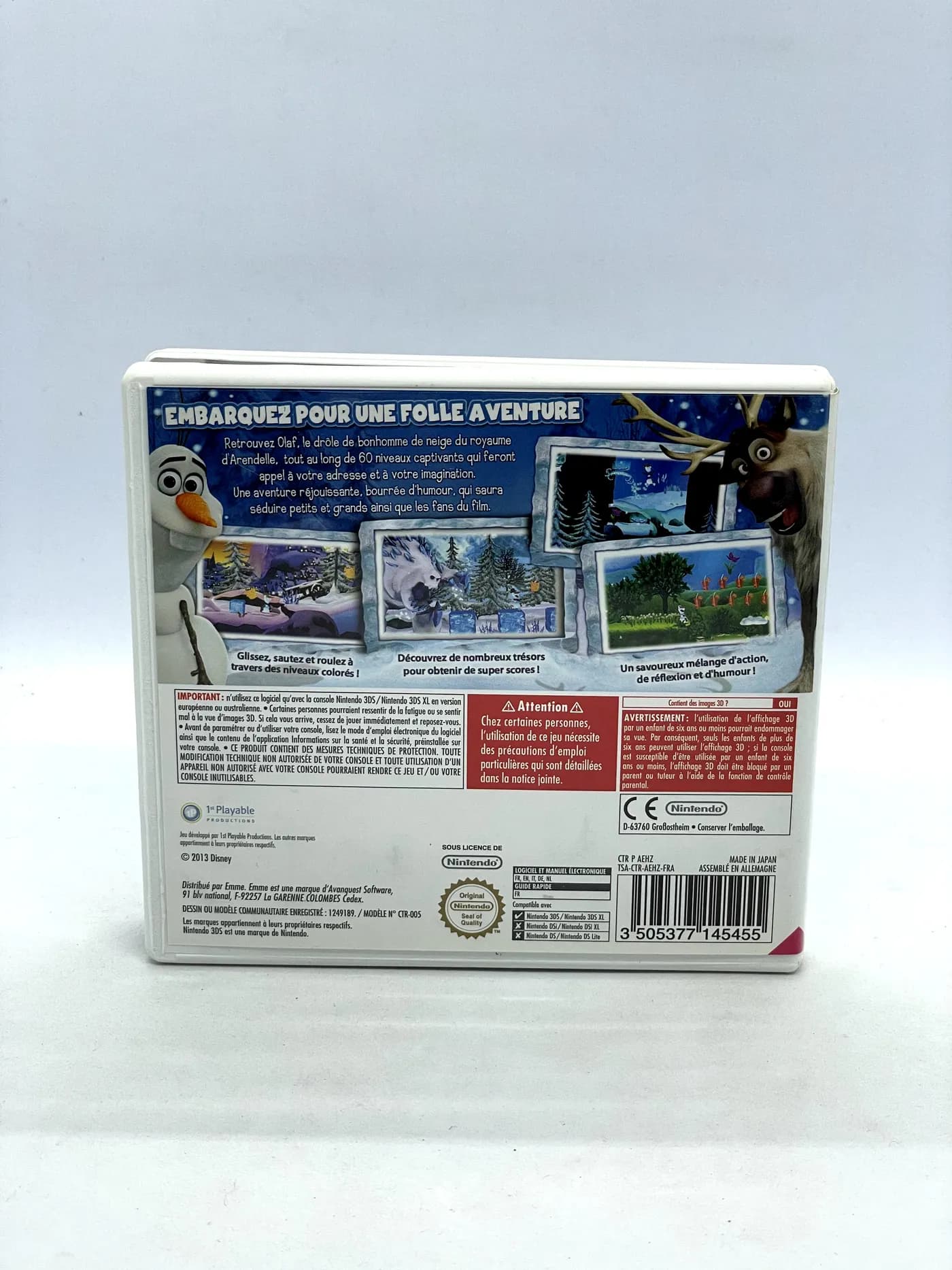 Frozen Olaf's Quest Nintendo 3DS