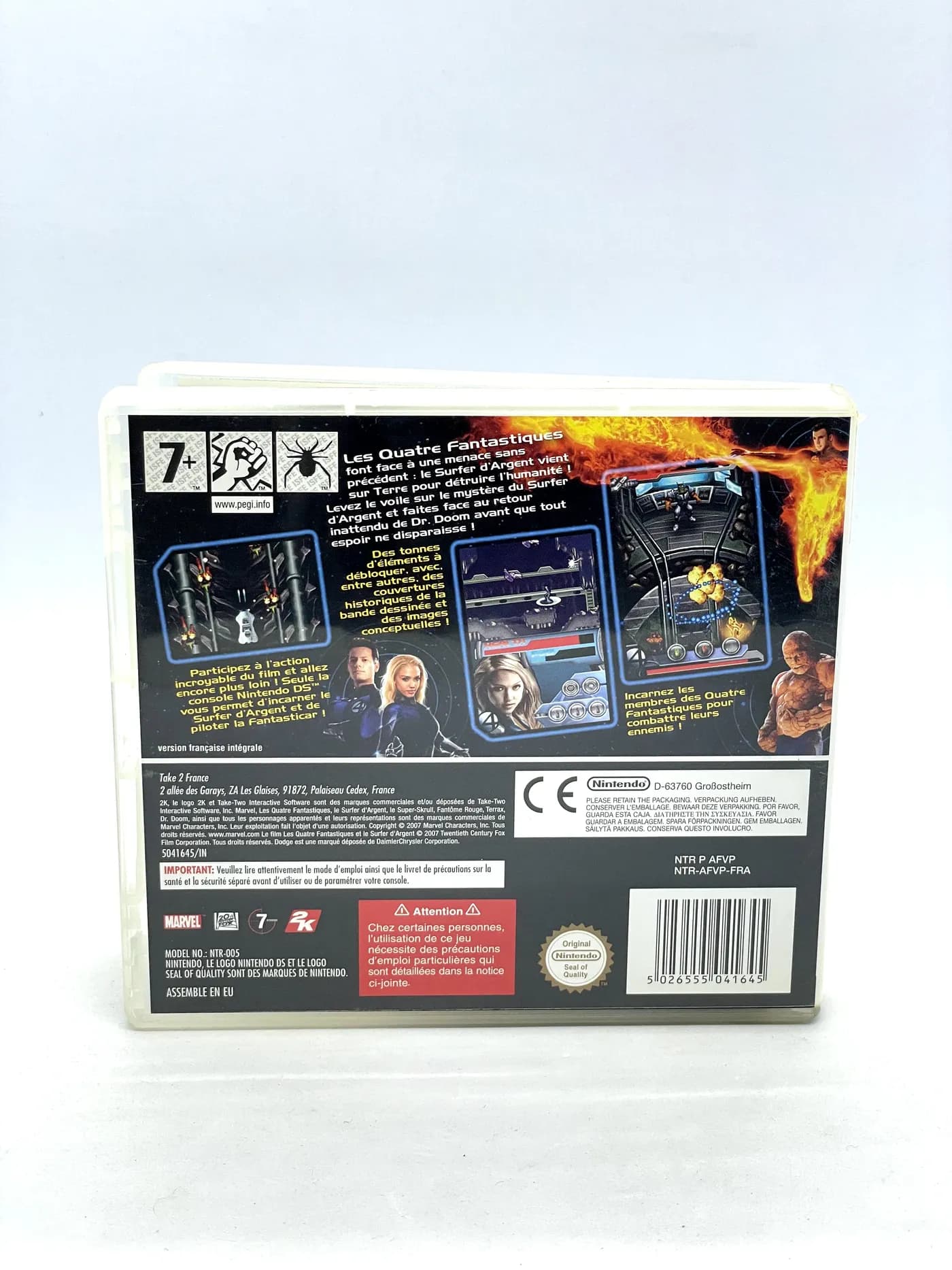 Fantastic Four Rise of the Silver Surfer Nintendo DS