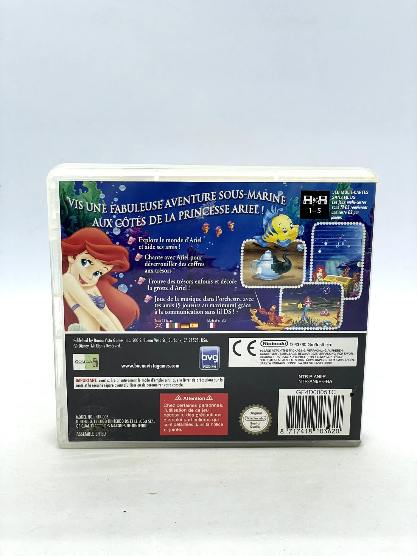 Little Mermaid Nintendo DS