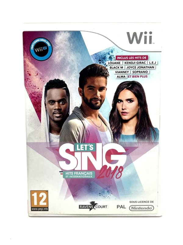 Let's Sing 2018 French and International Hits Nintendo Wii (FR)