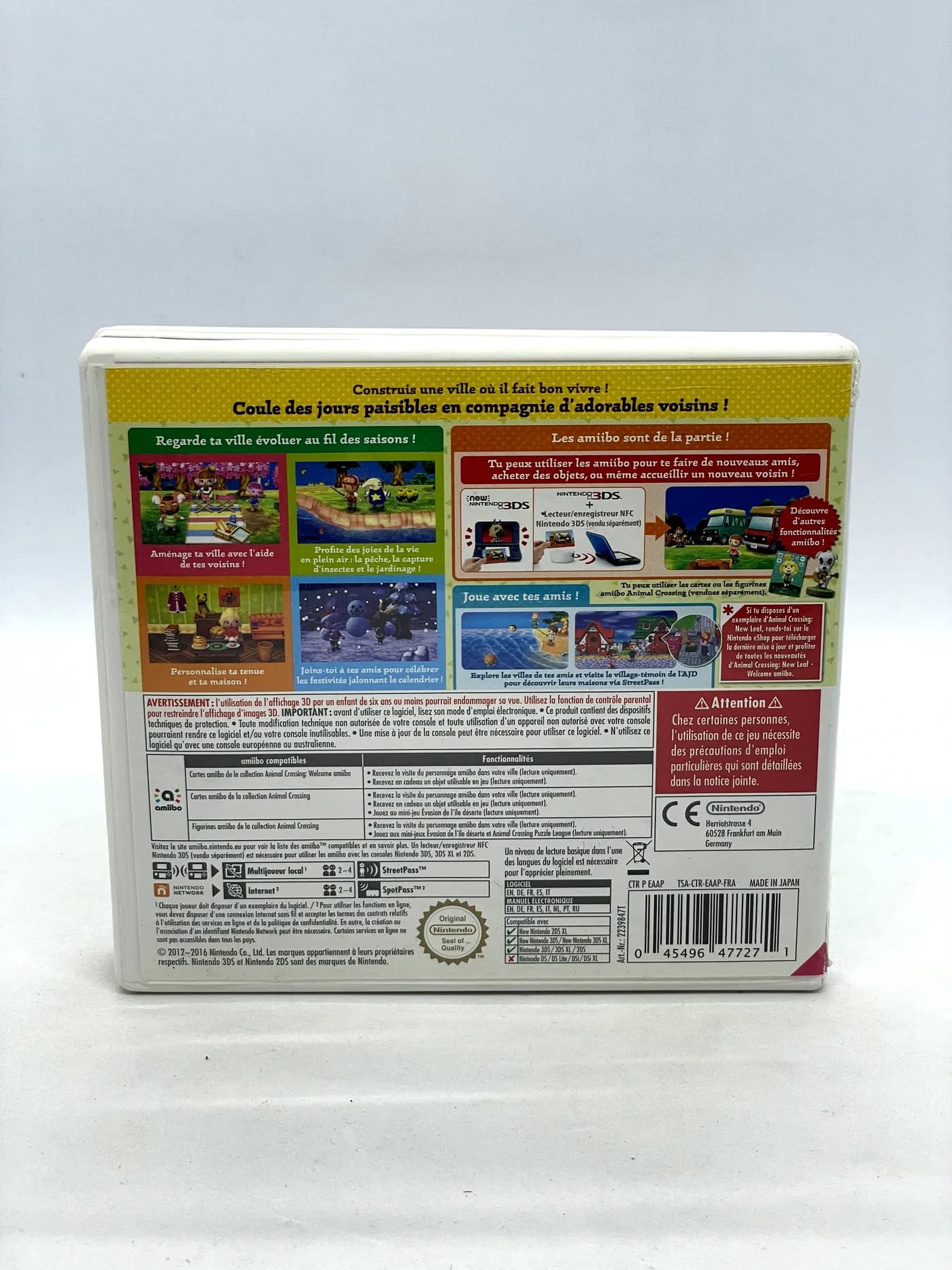 Animal Crossing New Leaf - Welcome amiibo Nintendo 3DS