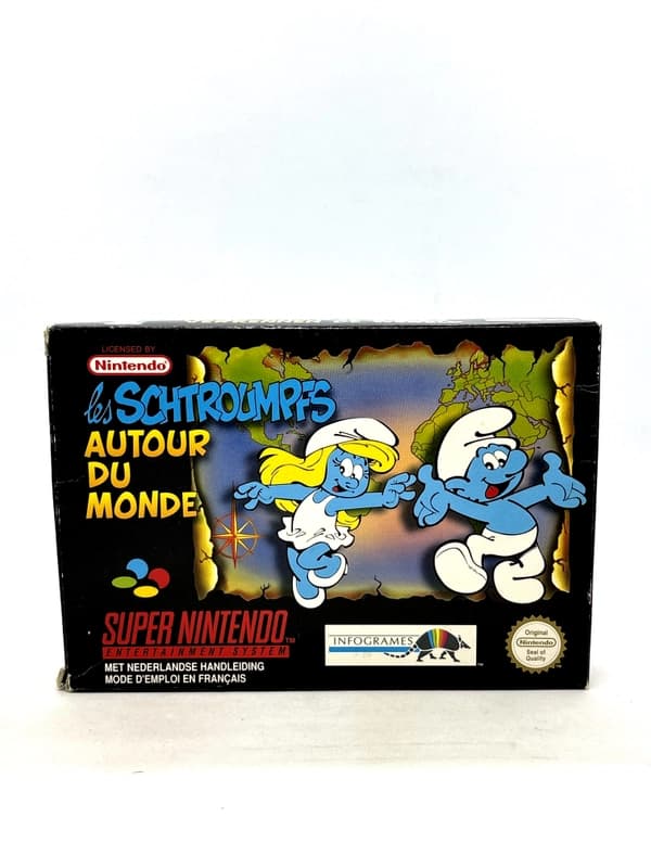 The Smurfs Travel the World SNES