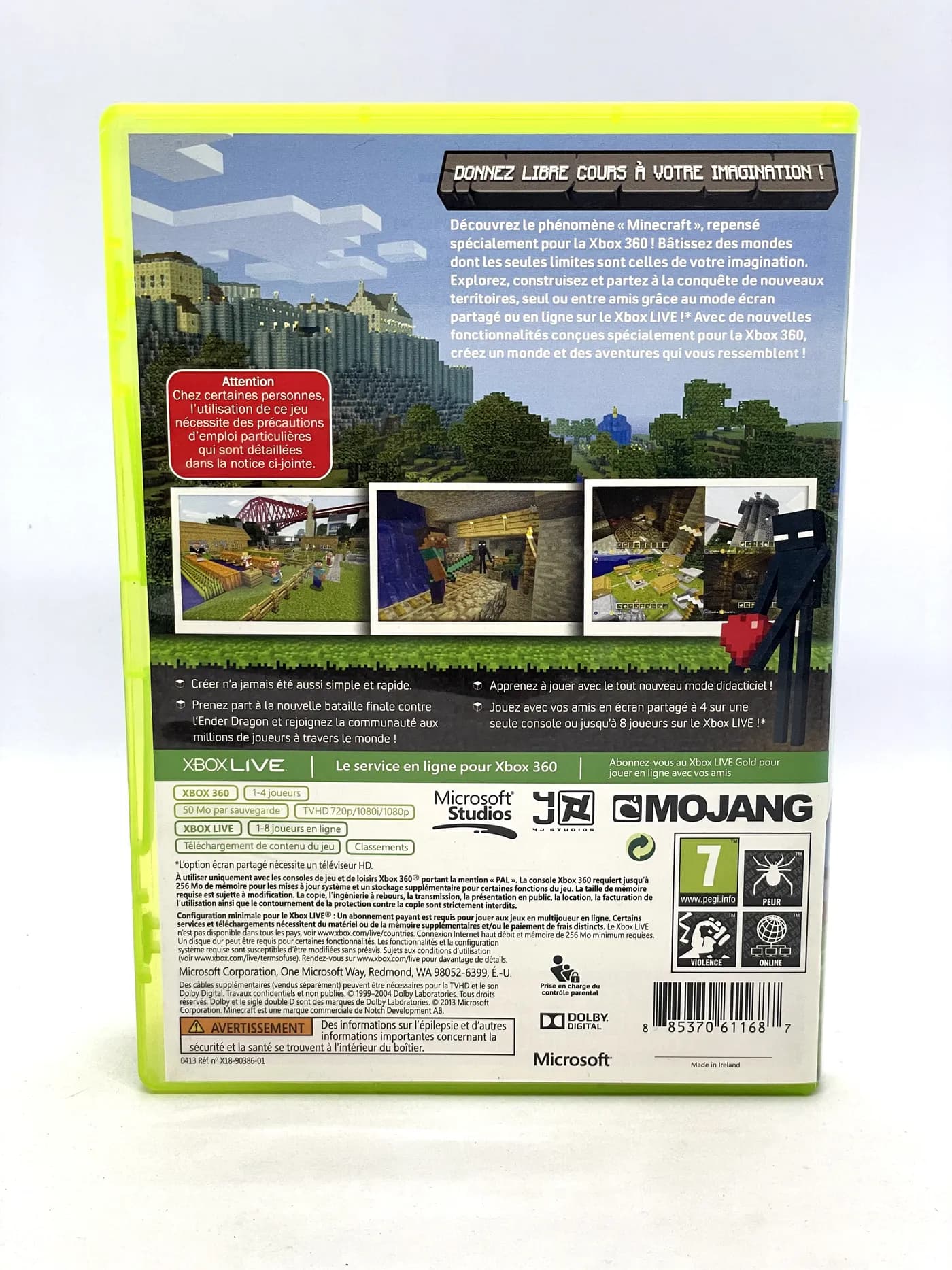 Minecraft Xbox 360