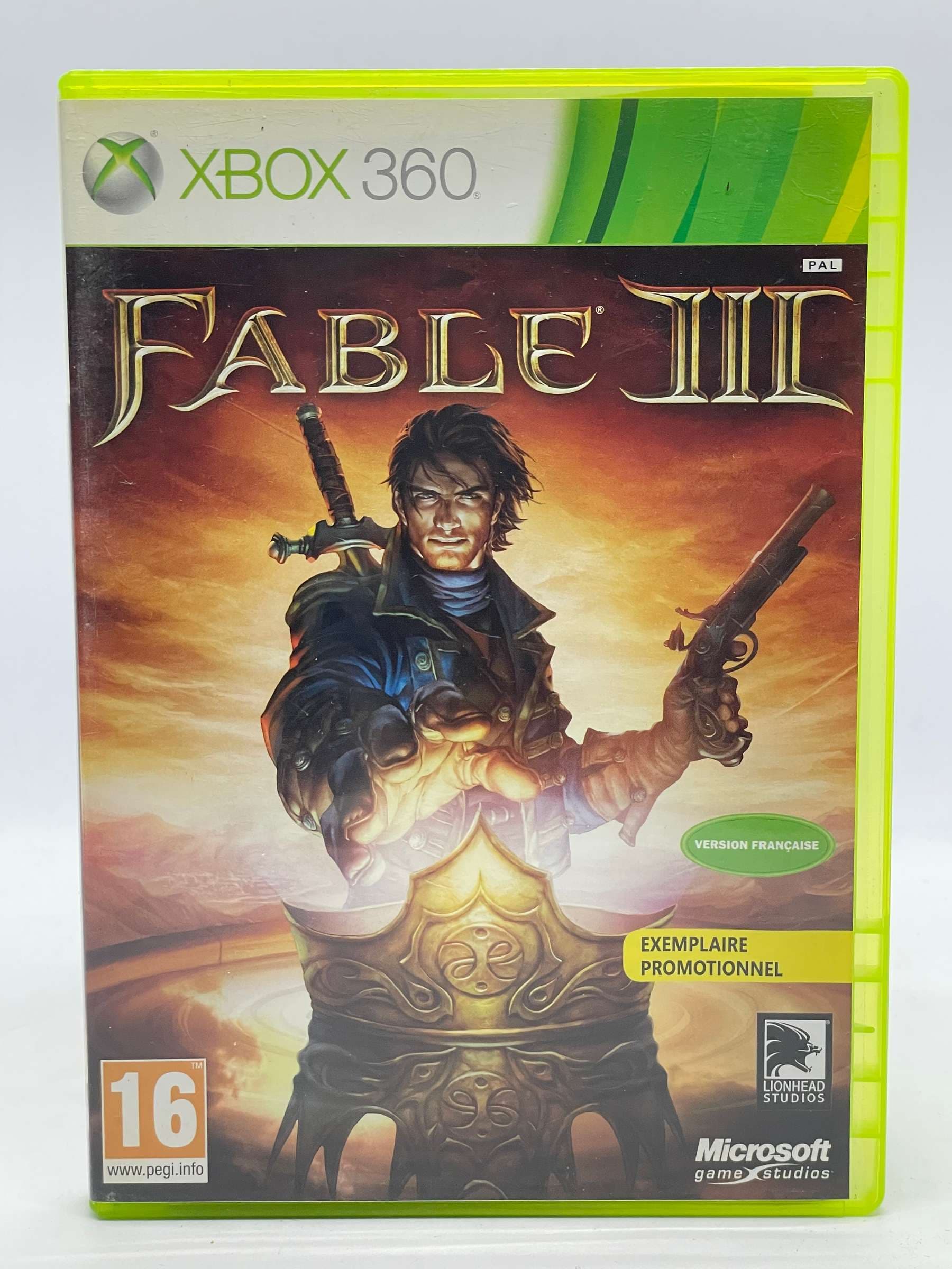 Fable III Xbox 360 (FR) (promo)