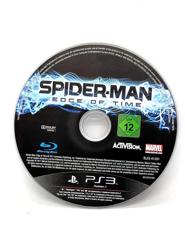 Spider-Man Edge of Time PS3 (game only)