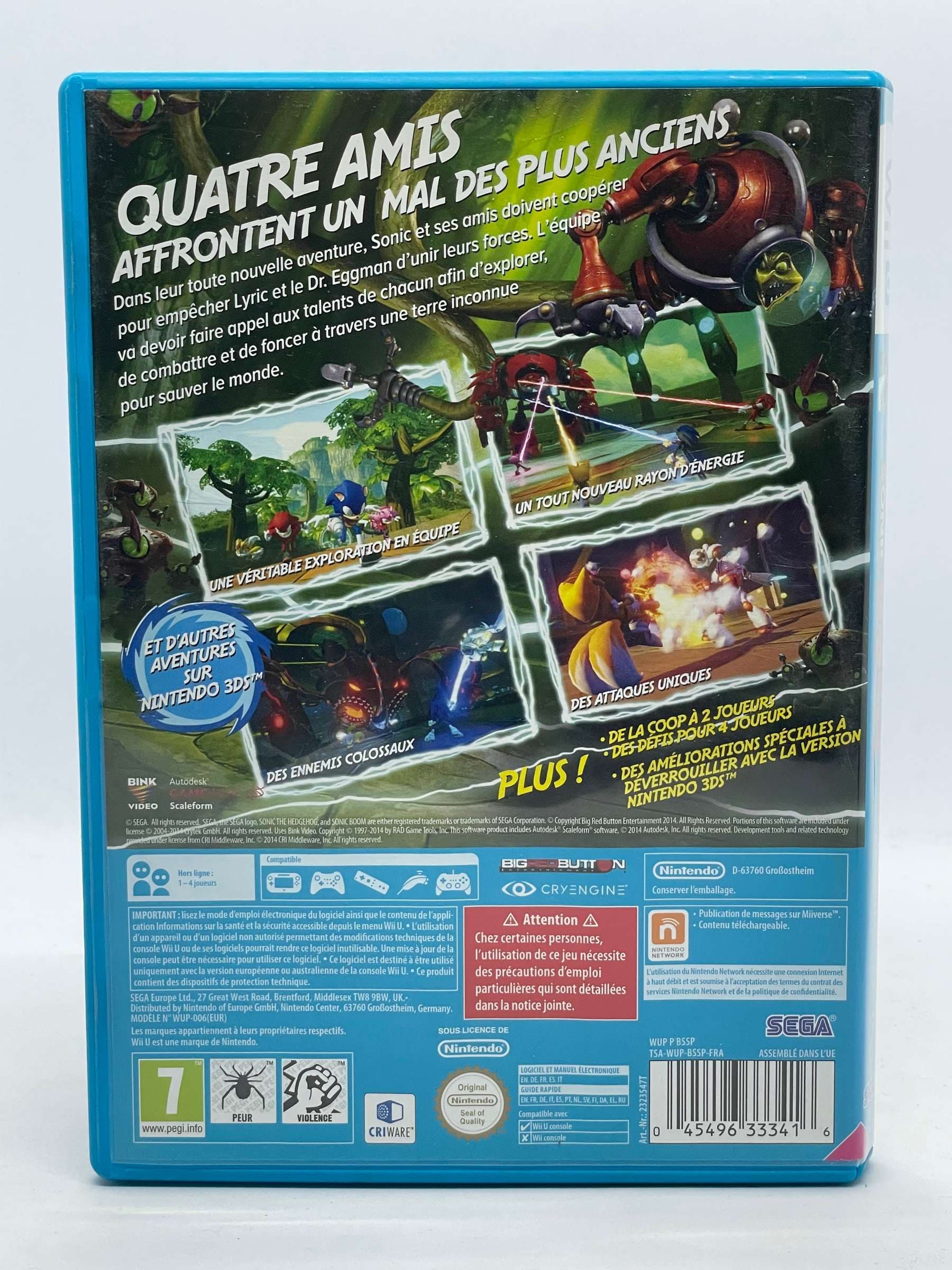 Sonic Boom Rise of Lyric Wii U