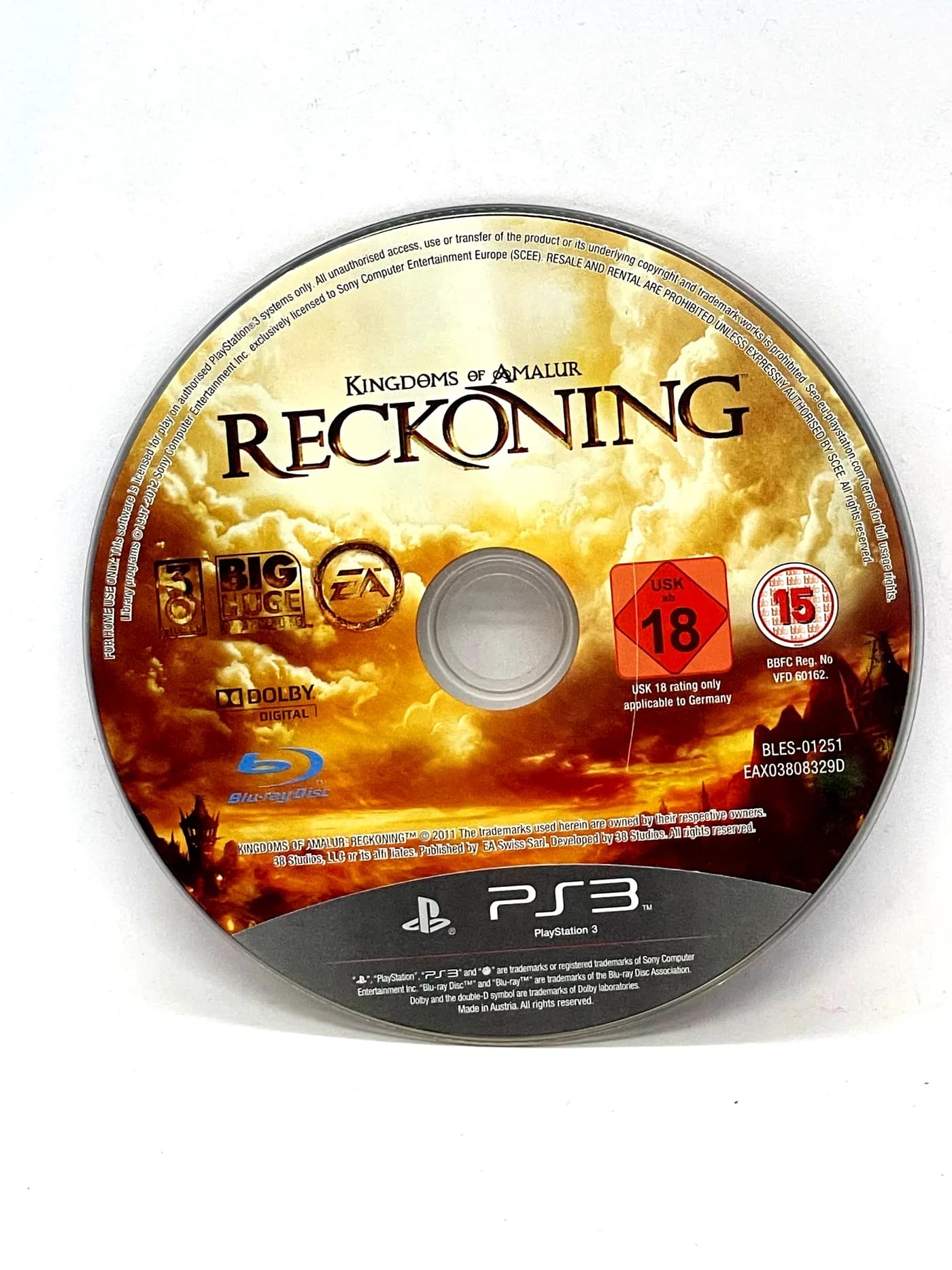 Kingdom of Amalur Reckoning PS3 (game only)
