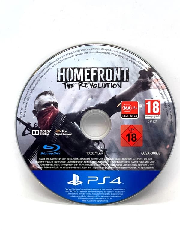 Homefront The Revolution PS4 (game only)