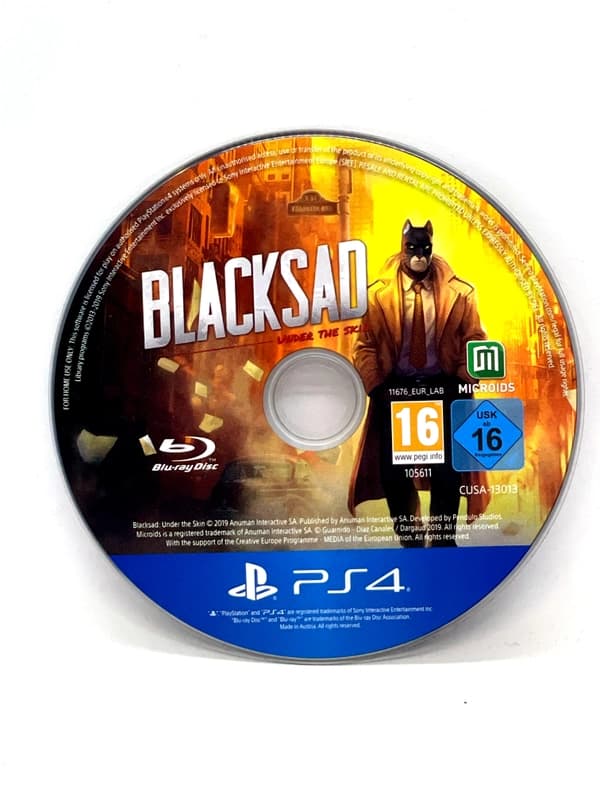Blacksad Under the Skin PS4 (game only)