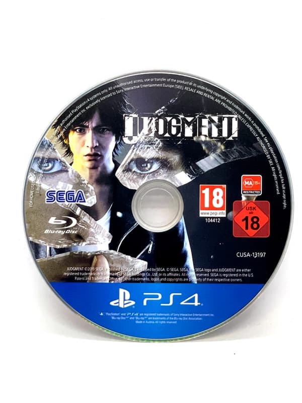 Judgement PS4 (game only)