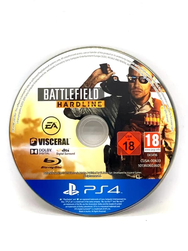 Battlefield Hardline PS4 (game only)