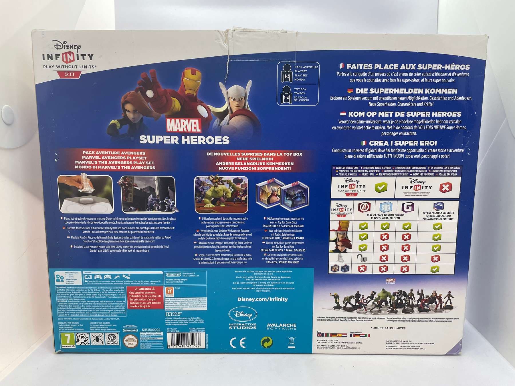 Disney Infinity 2.0 Marvel Super Heroes Wii U