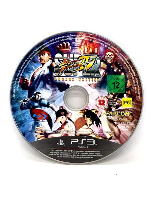 Super Street Fighter IV Arcade Edition PS3 (game only)
