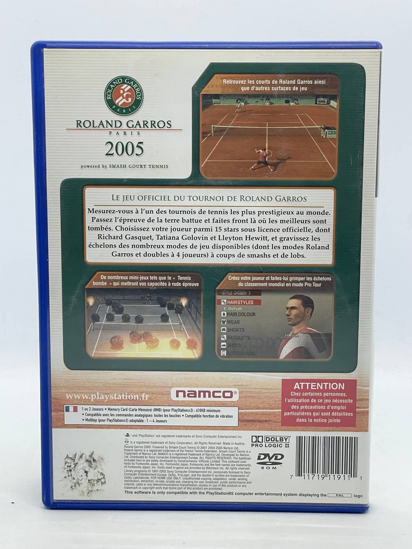 Roland Garros 2005 PS2