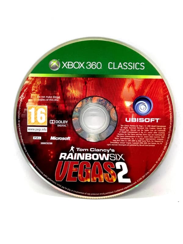 Rainbow Six Vegas 2 Xbox 360 (game only)