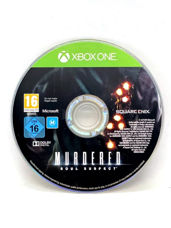 Murdered Soul Suspect Xbox One (game only)