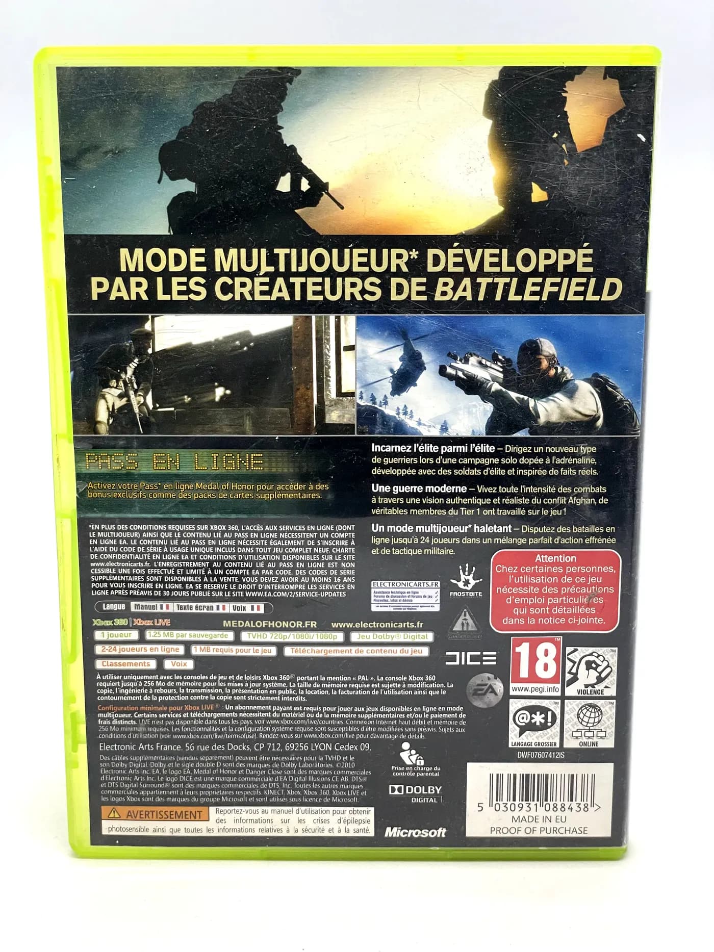 Medal of Honor Xbox 360