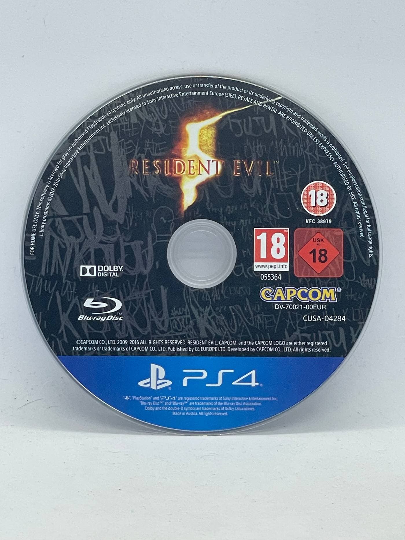 Resident Evil 5 PS4 (only game)