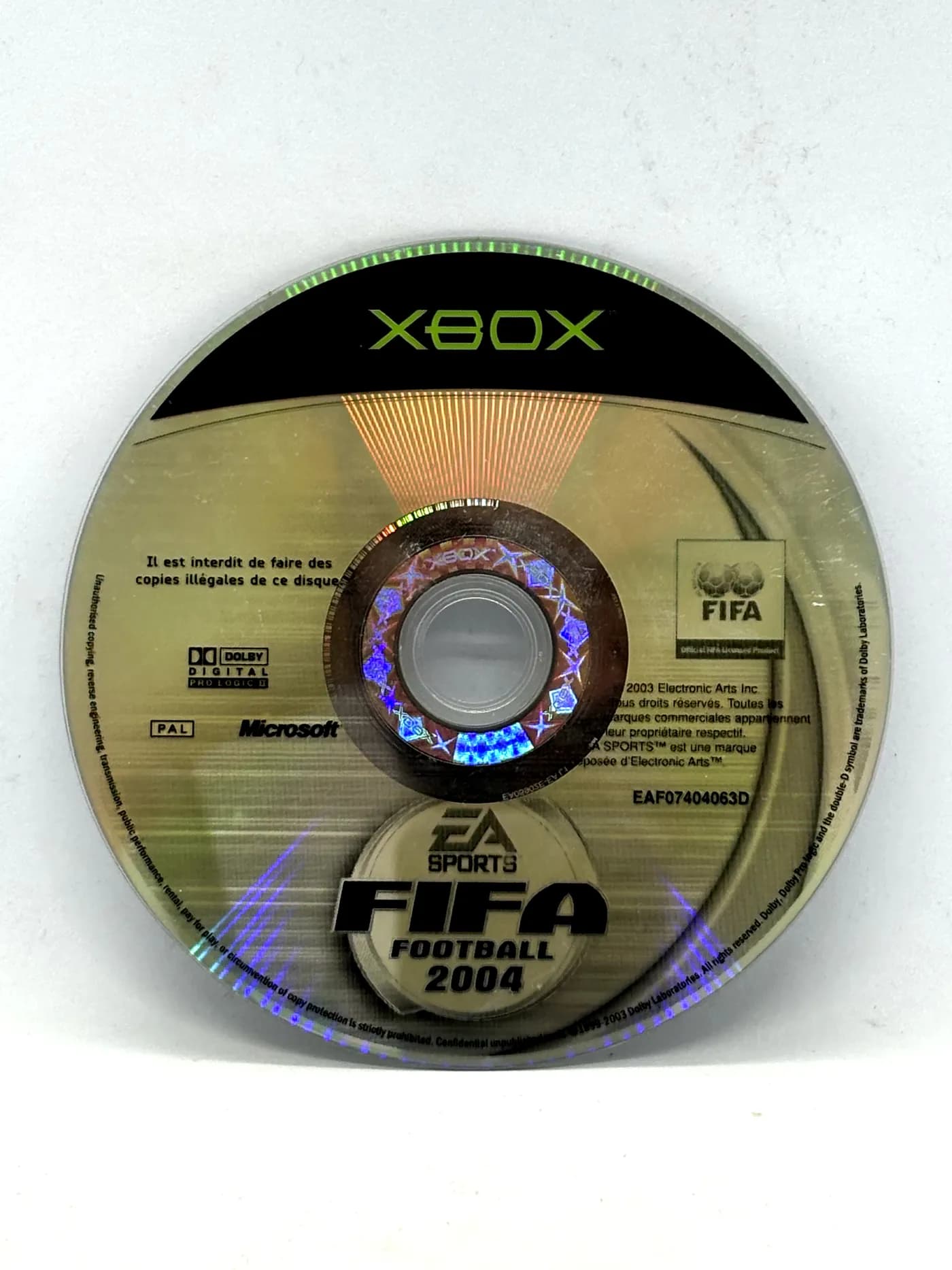 FIFA Football 2004 XBOX (game only)