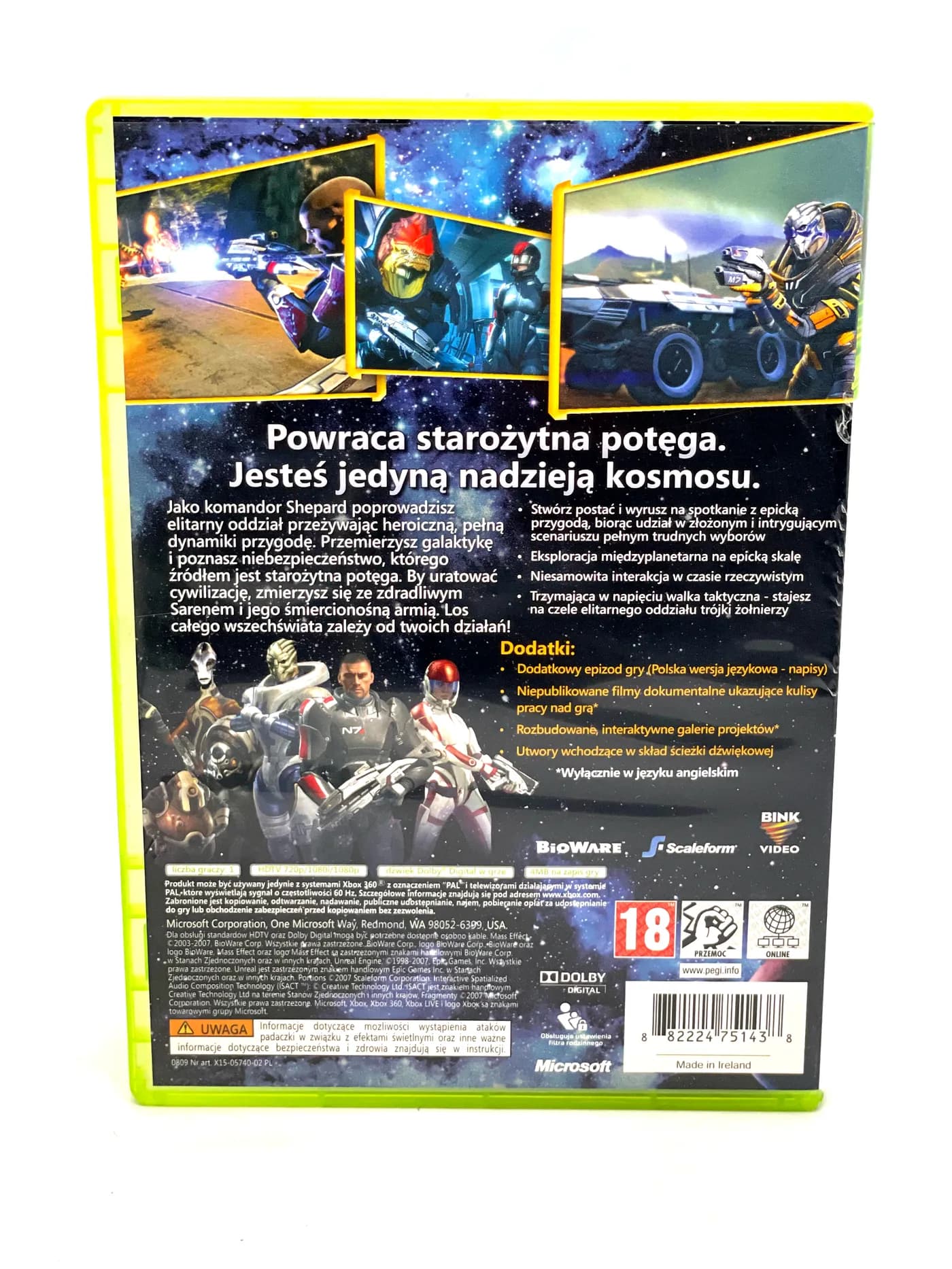 Mass Effect Xbox 360 PL