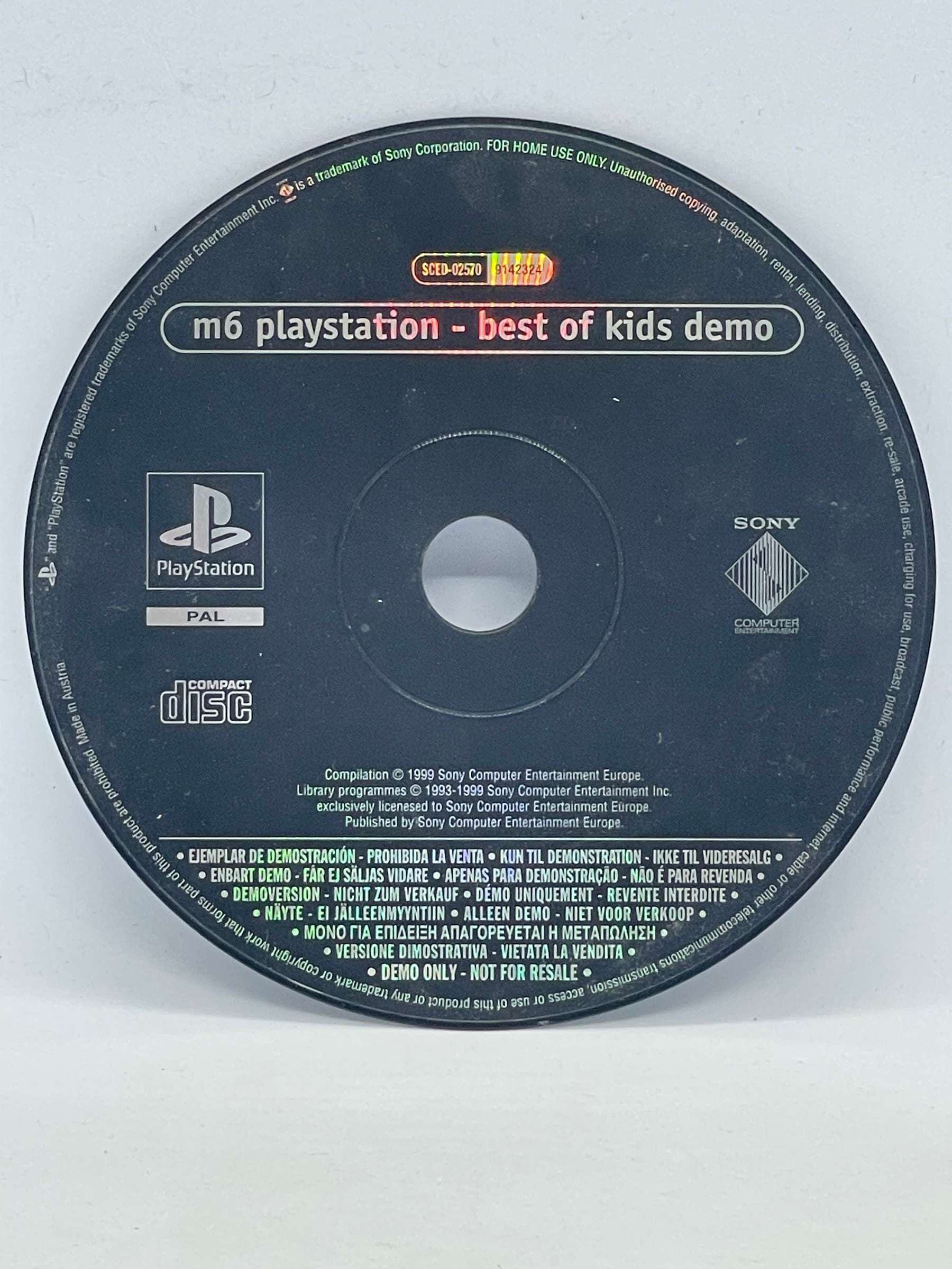 M6 PlayStation Best of Kids Demo PS1 PSX