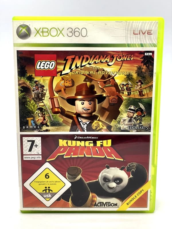 Lego Indiana Jones + Kung Fu Panda Xbox 360