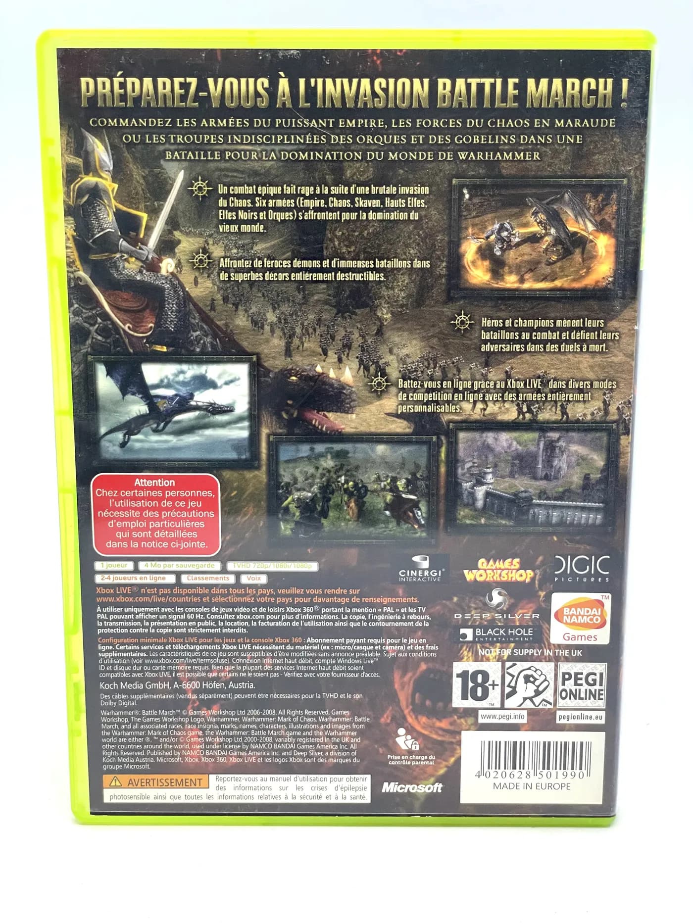 Warhammer Battle March Xbox 360