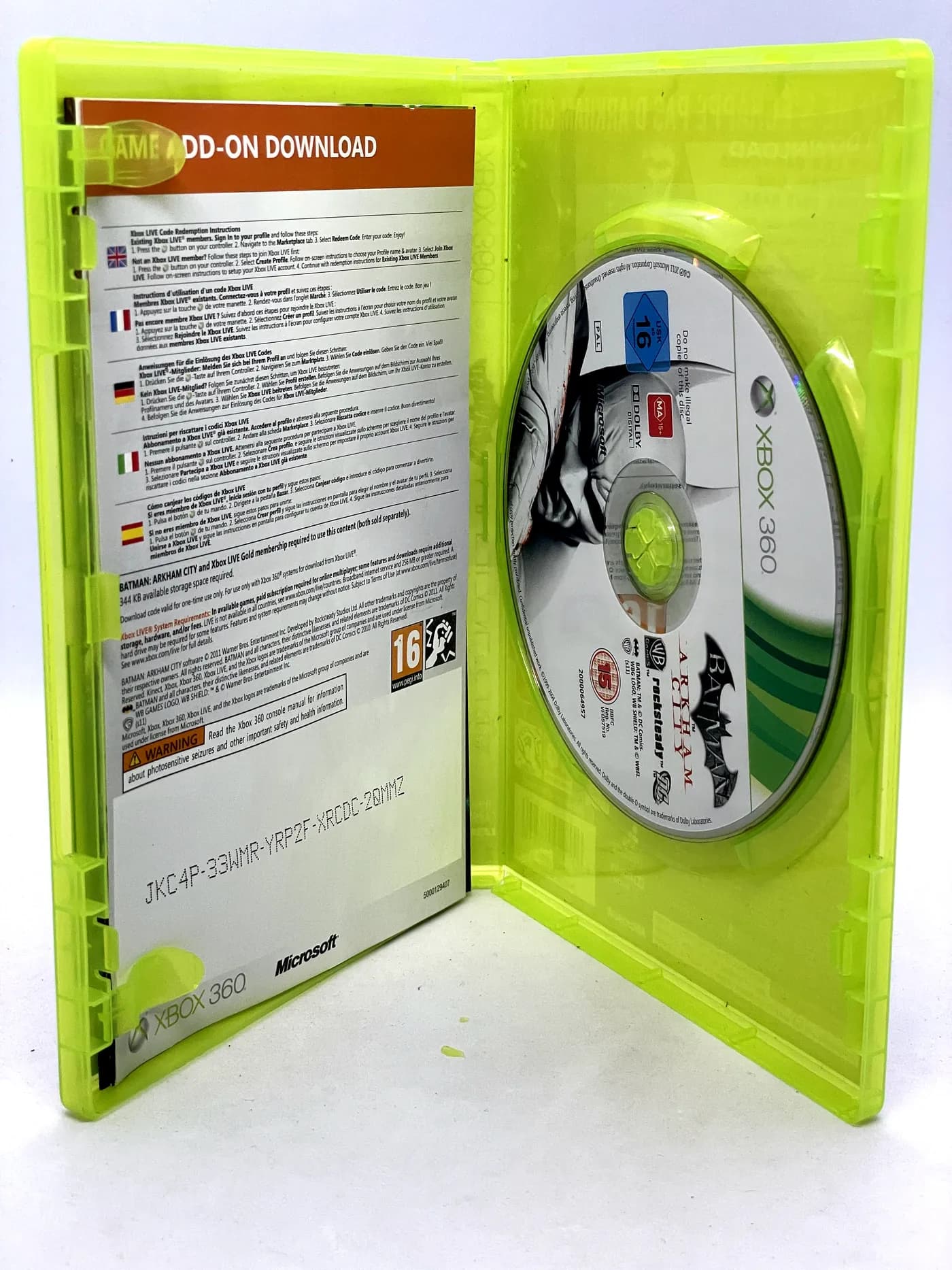 Batman Arkham City Xbox 360