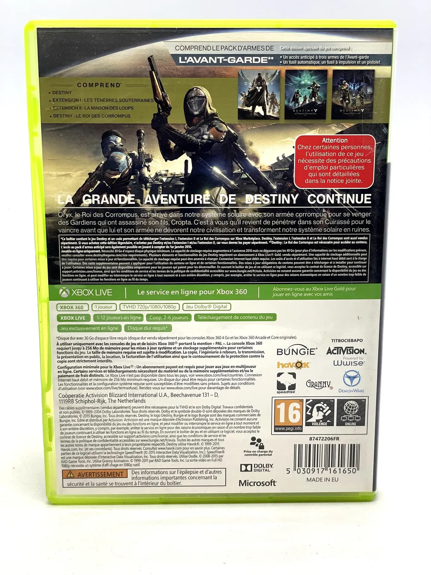 Destiny Xbox 360