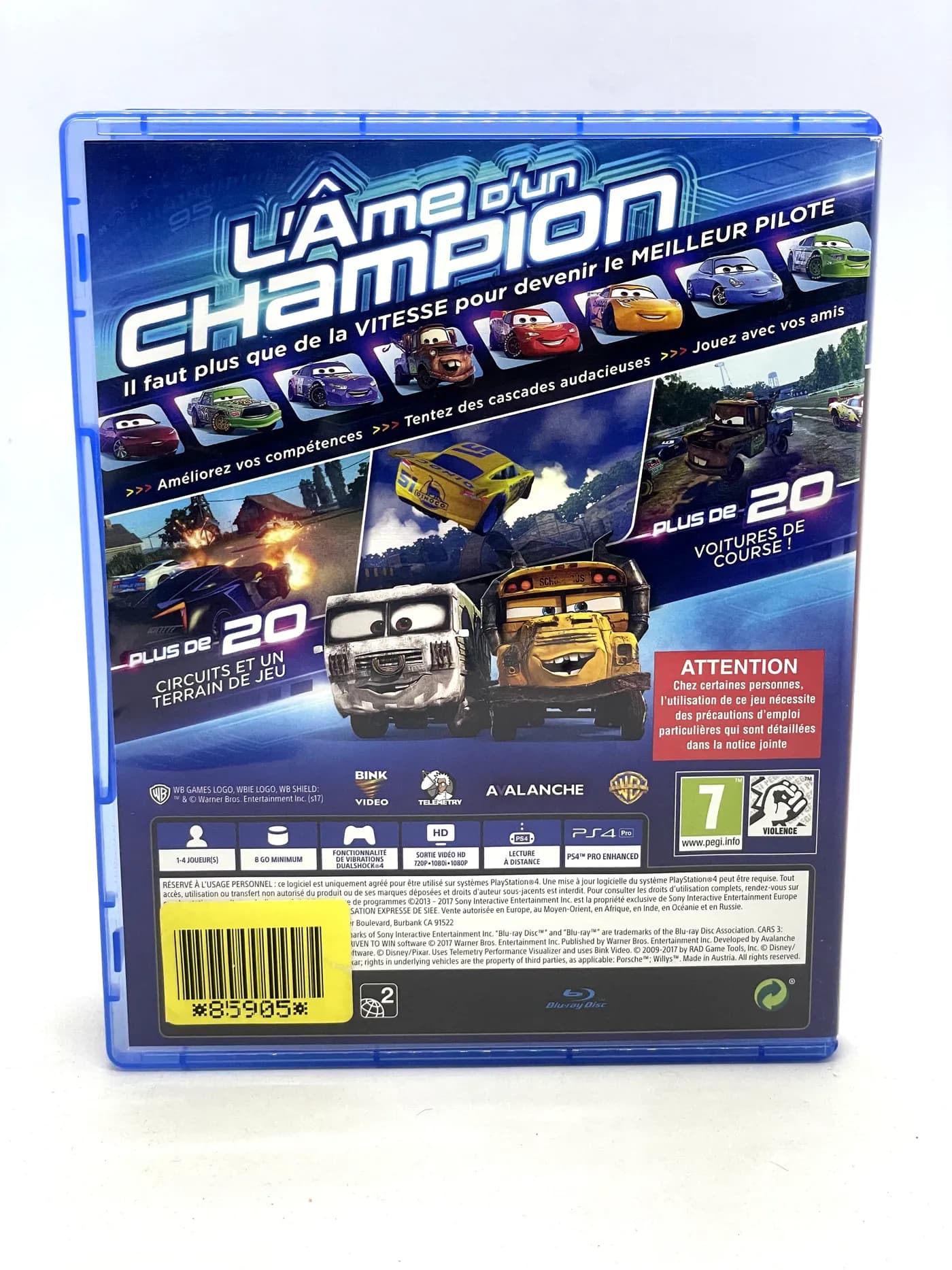Cars 3 Driven to Win PS4