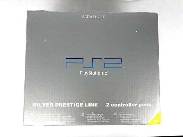 Konsola PlayStation 2 Satin Silver SCPH-50004 Prestige Line Komplet