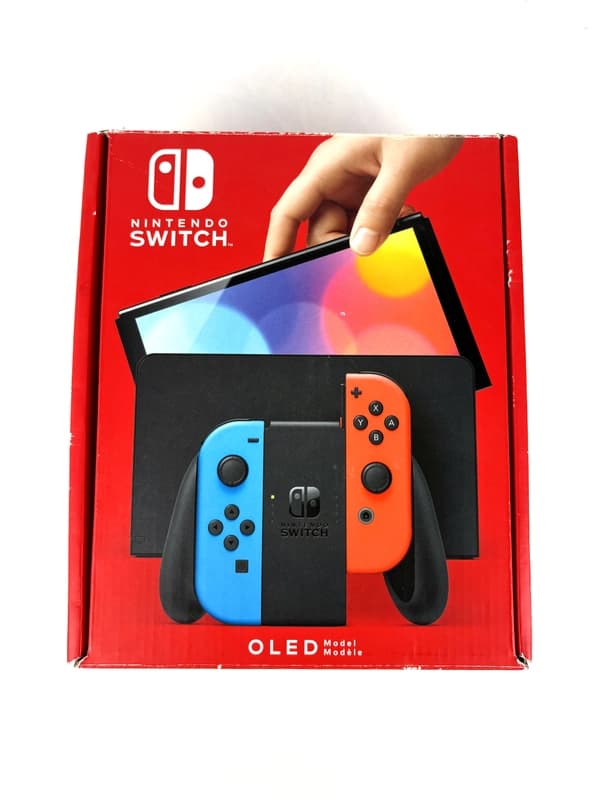 Nintendo Switch Oled Red/Blue Console Complete
