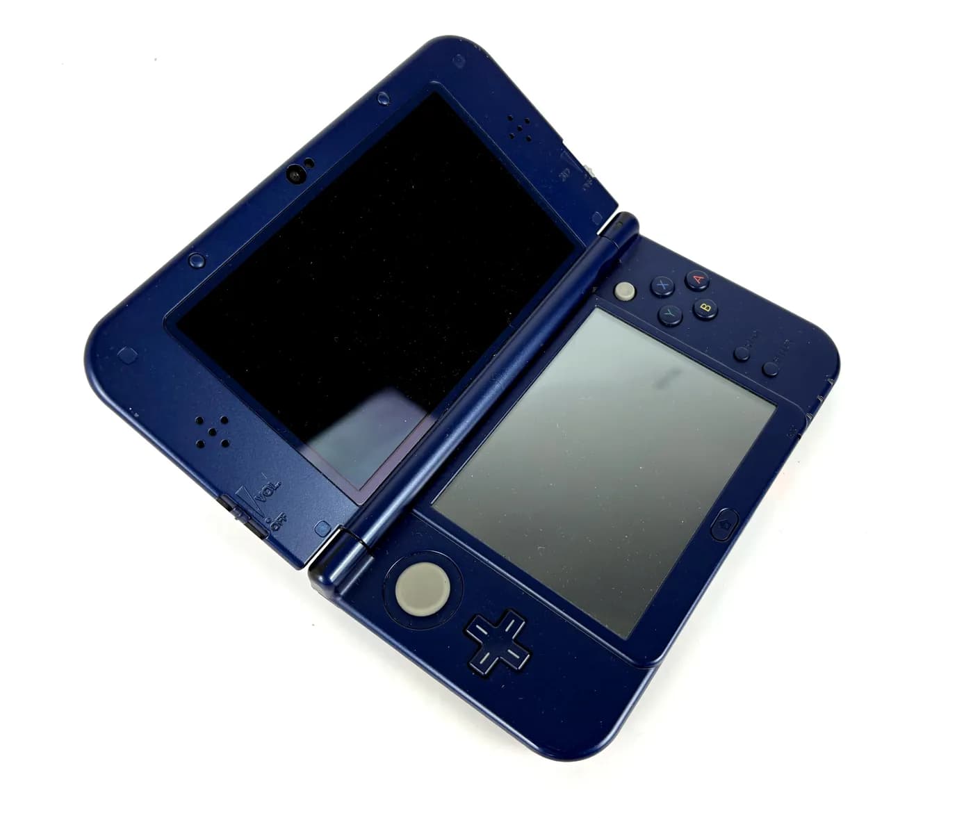 New Nintendo 3DS XL Metallic Blue Console + Charger - IPS Top