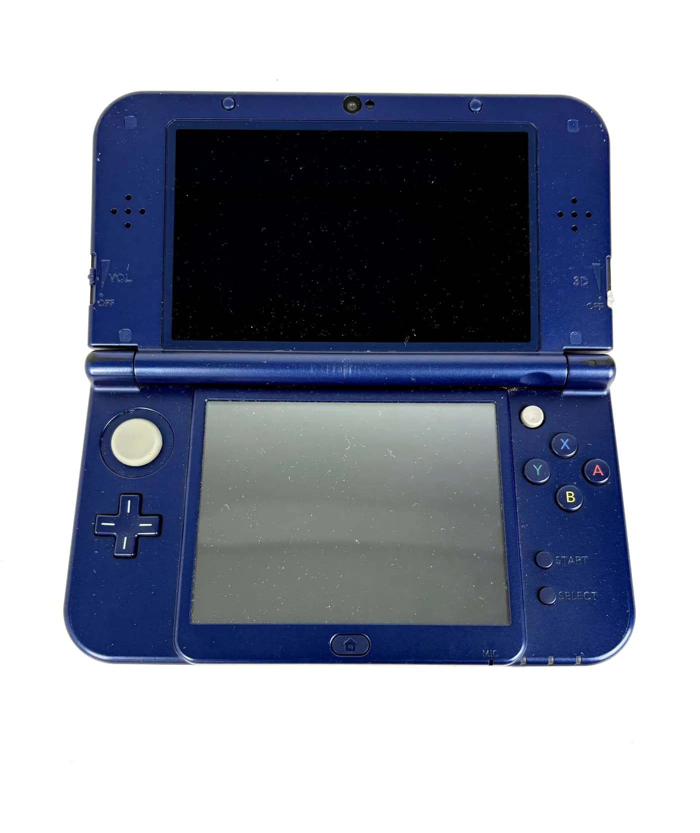 New Nintendo 3DS XL Metallic Blue Console + Charger - IPS Top