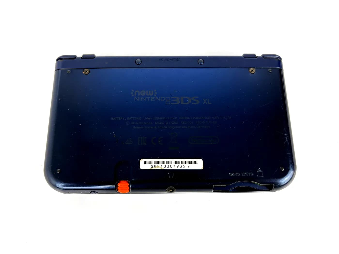 New Nintendo 3DS XL Metallic Blue Console + Charger - IPS Top