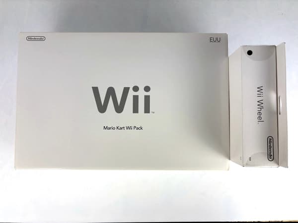 Nintendo Wii Console Mario Kart Pack Set