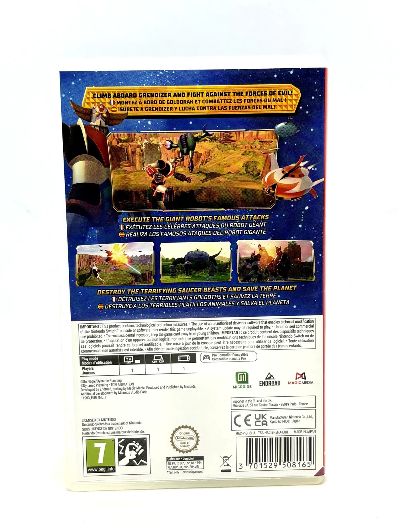 UFO Robot Grendizer - The Feast of the Wolves Nintendo Switch