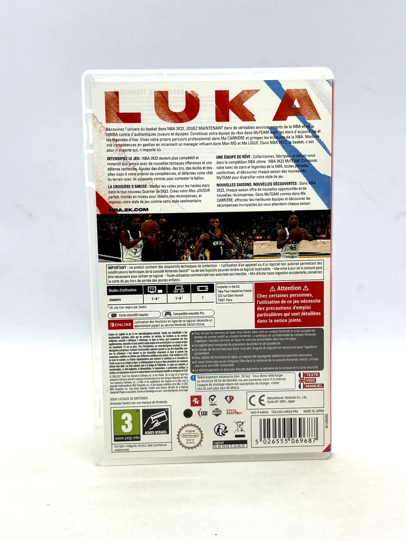 NBA 2K22 Nintendo Switch
