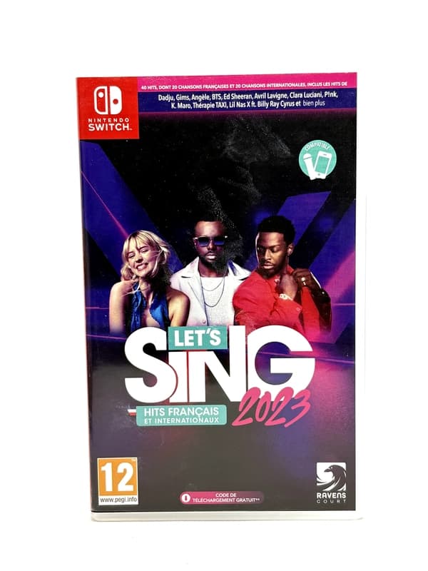 Let's Sing 2023 French and International Hits Nintendo Switch