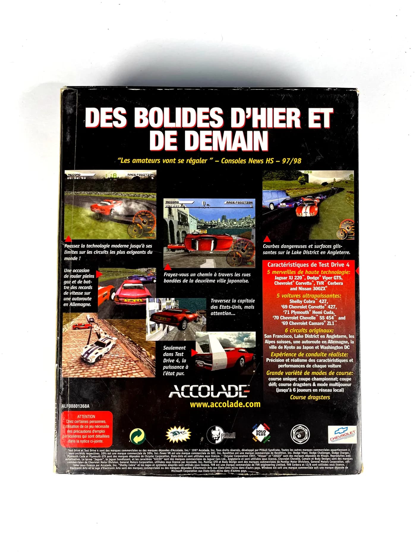 Test Drive 4 PC Big Box