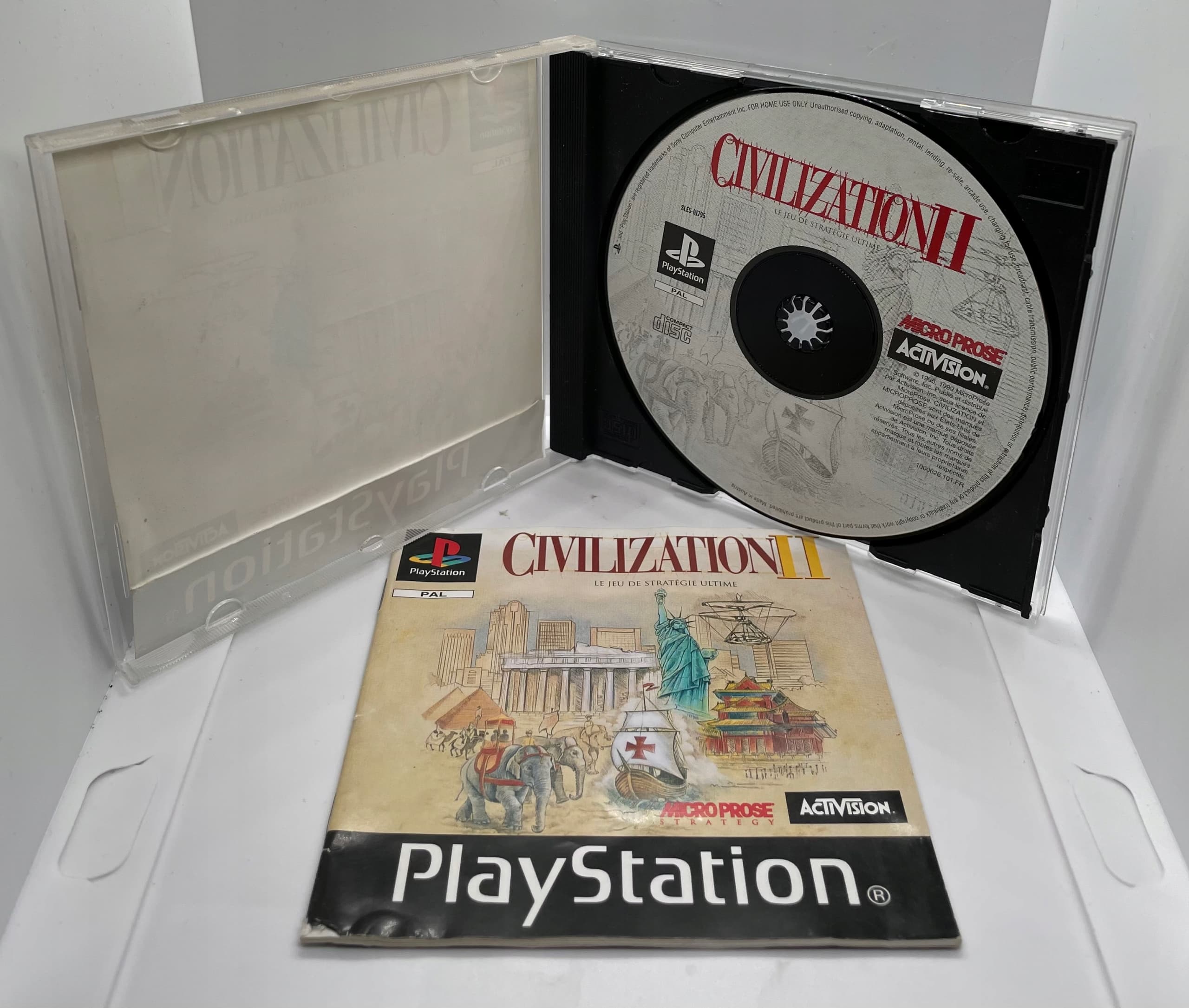 Civilization II PSX PS1 PlayStation (FR)
