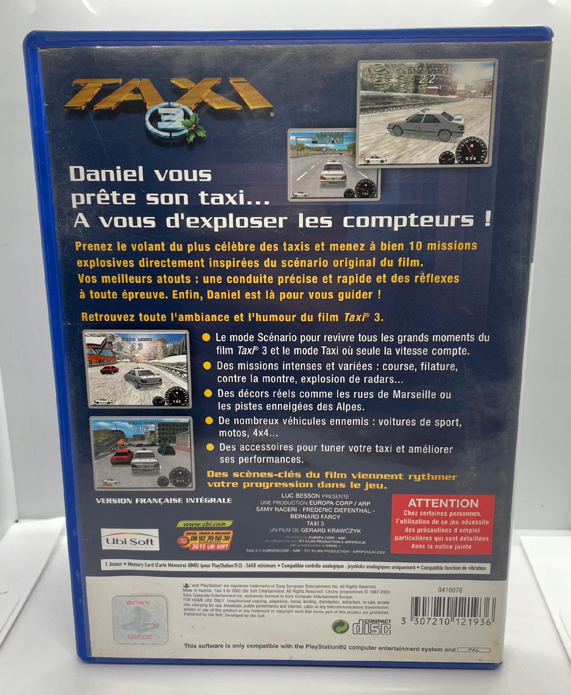Taxi 3 PS2 (FR)