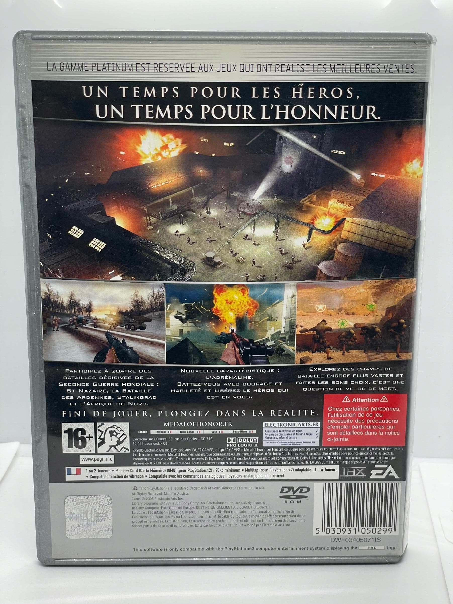 Medal Of Honor European Assault PS2 | Version FR