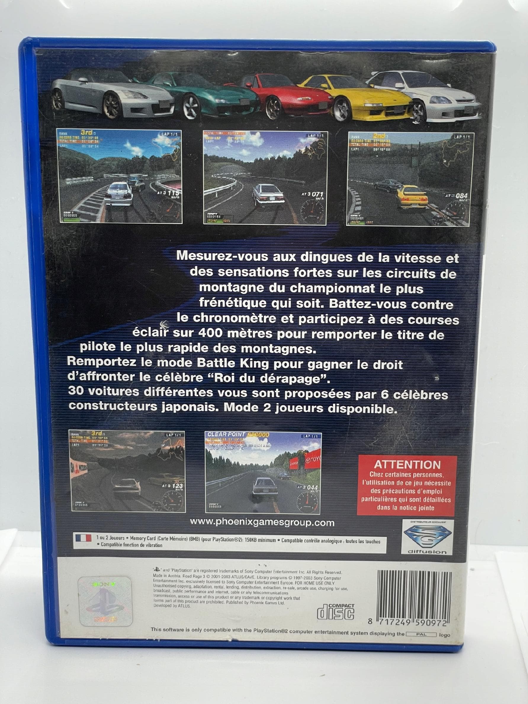 Road Rage 3 PlayStation 2 PS2