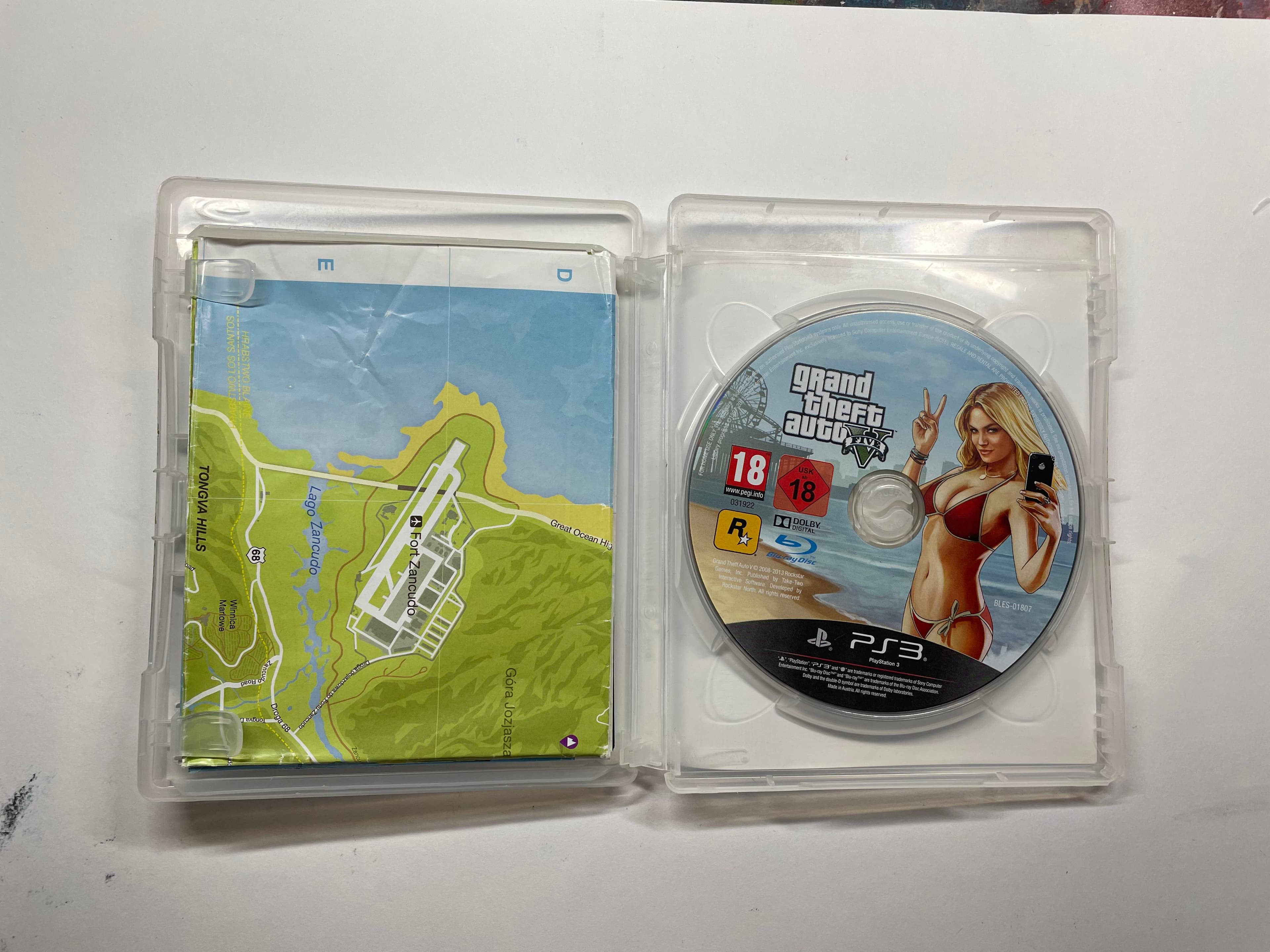 Grand Theft Auto V PS3 / Wersja PL / Komplet