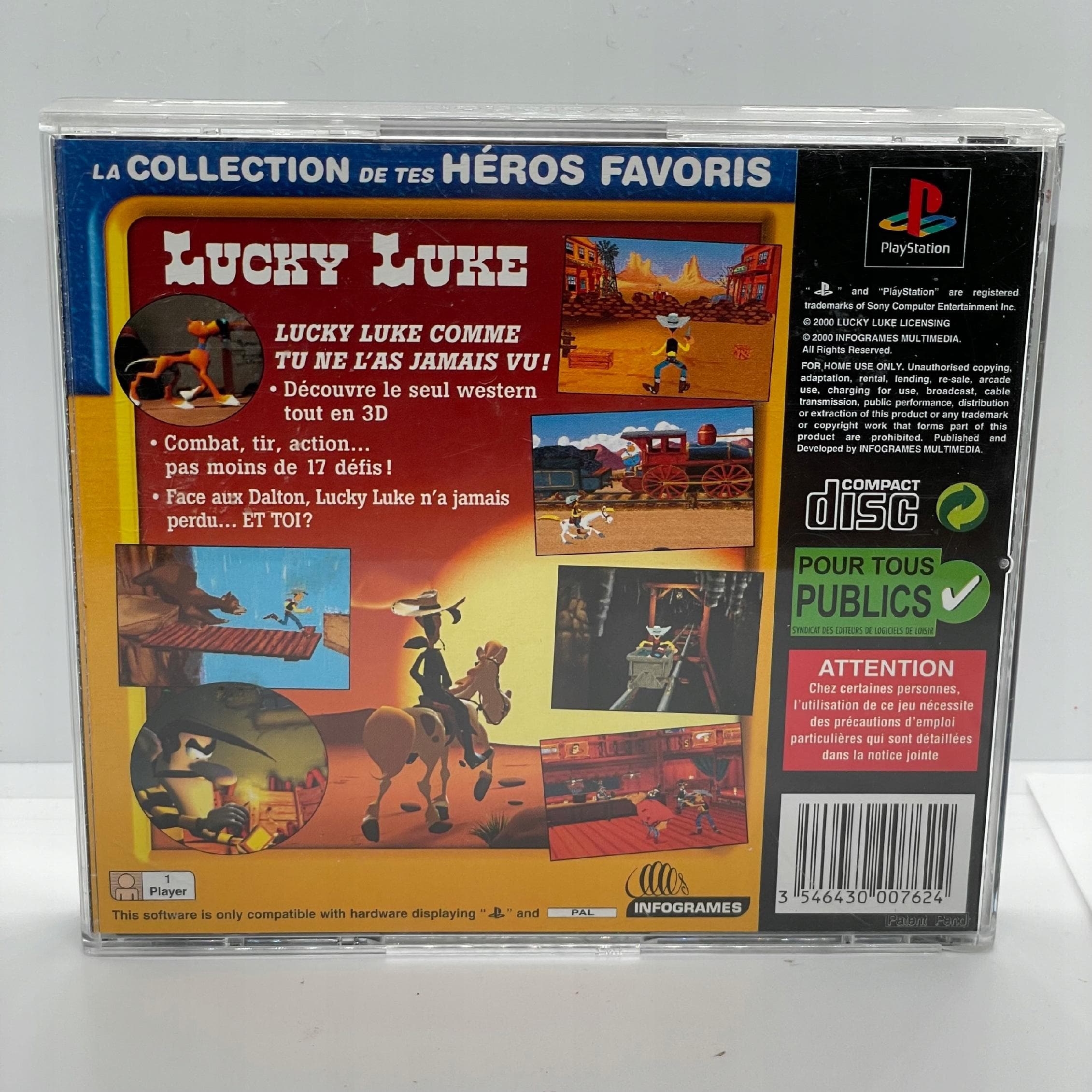 Lucky Luke PSX PS1 PlayStation